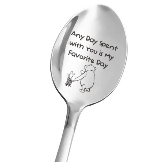 Engraved long Spoon - Picture 4 of 8